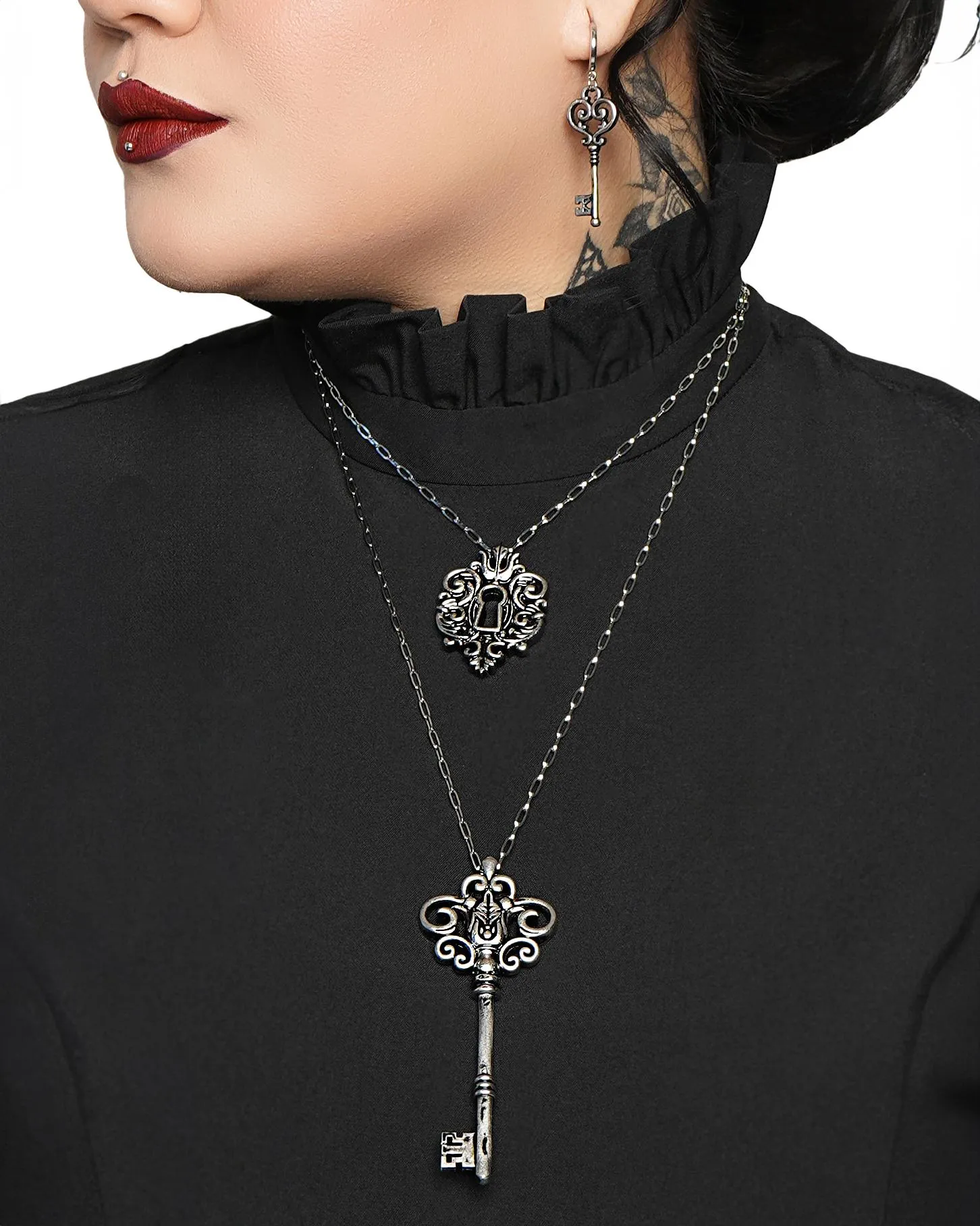 The Hidden Key Earrings sold by Blackwood Castle product image thumbnail 5