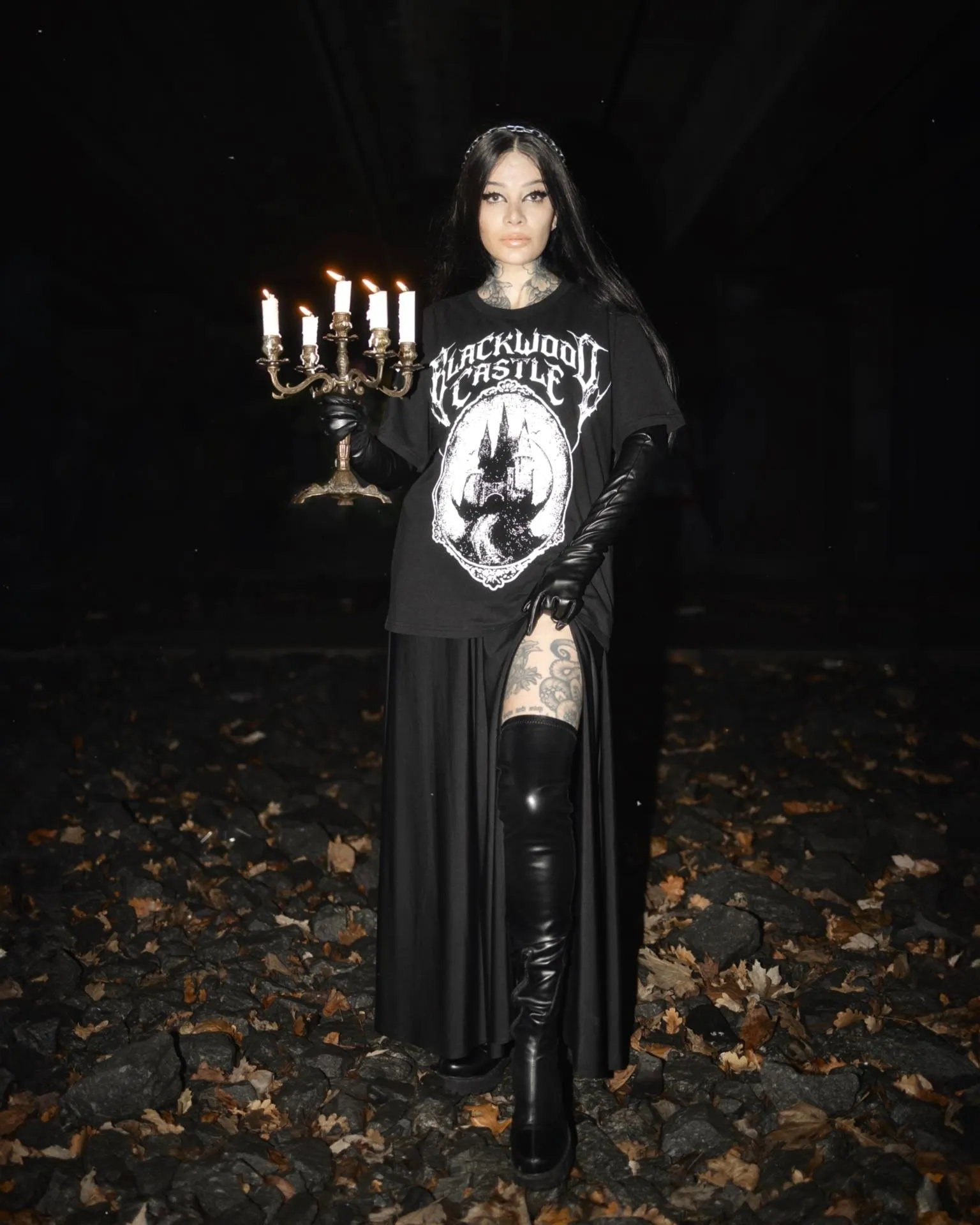 The Forsaken Castle Tee sold by Blackwood Castle