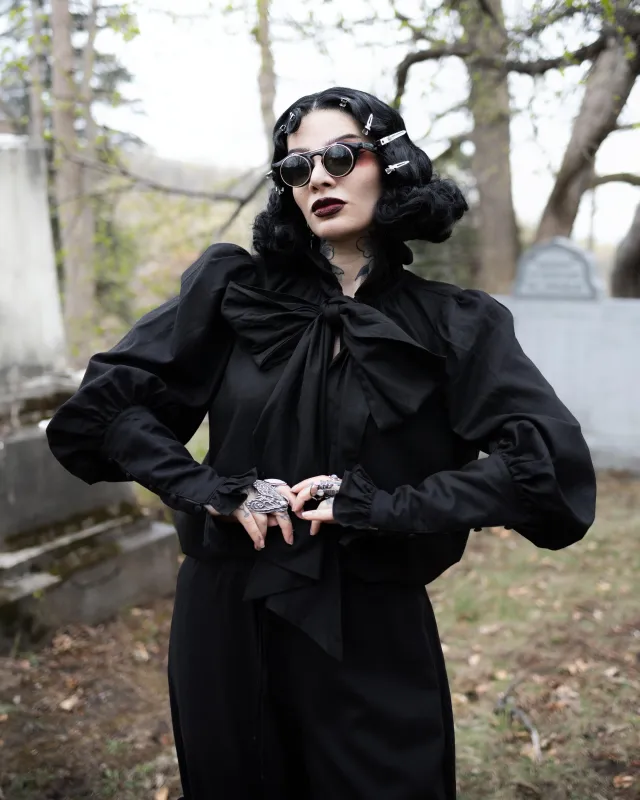 The Dorian Blouse made by Blackwood Castle