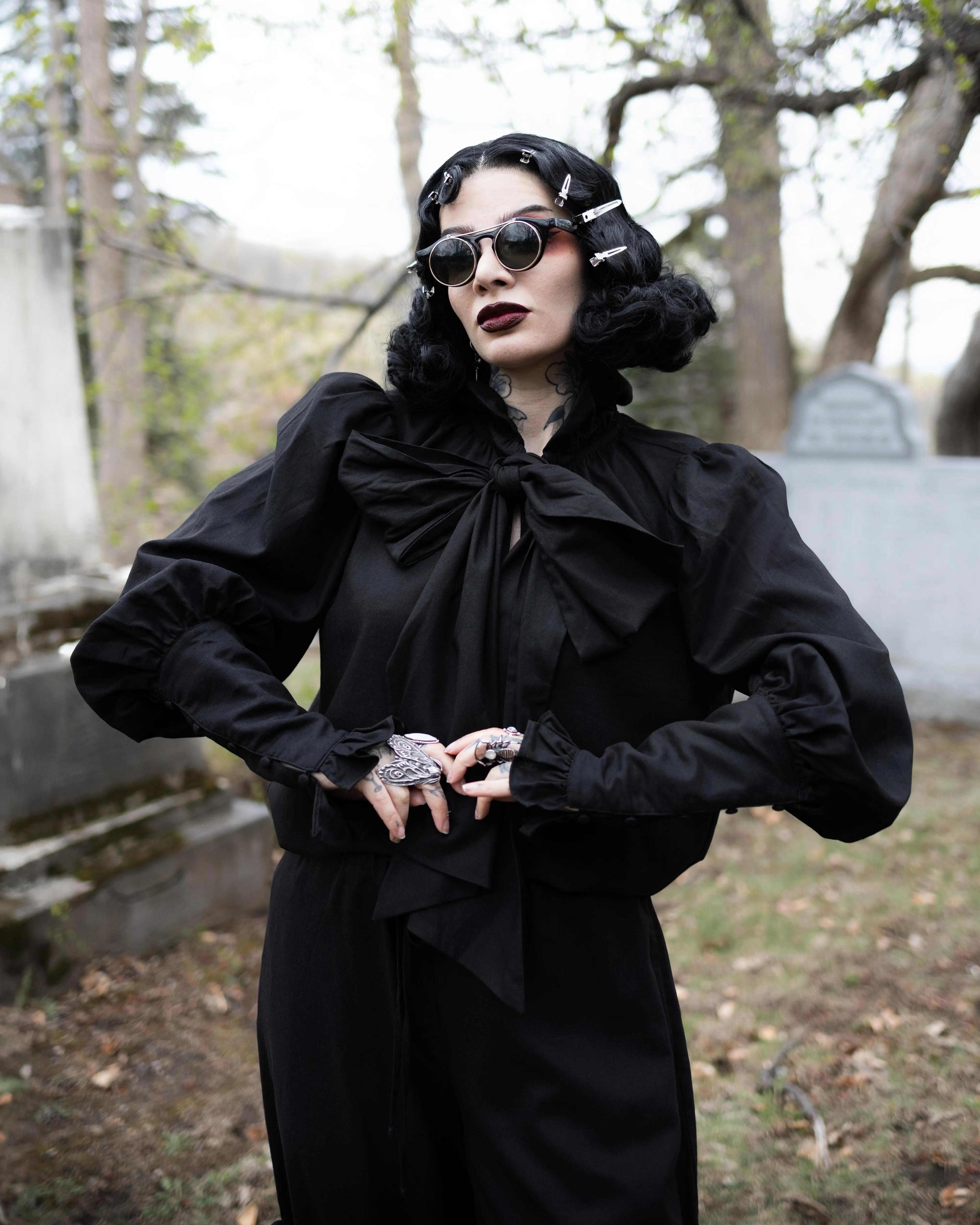 The Dorian Blouse sold by Blackwood Castle