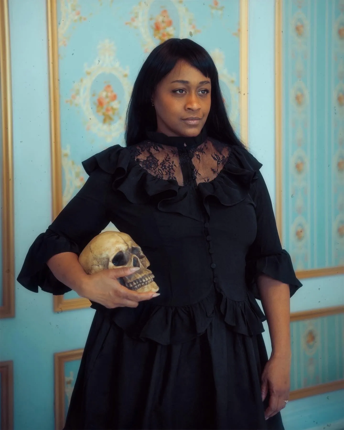 The Charlotte Blouse (last 3XL & 4XL sizes left!!!) sold by Blackwood Castle product image thumbnail 5