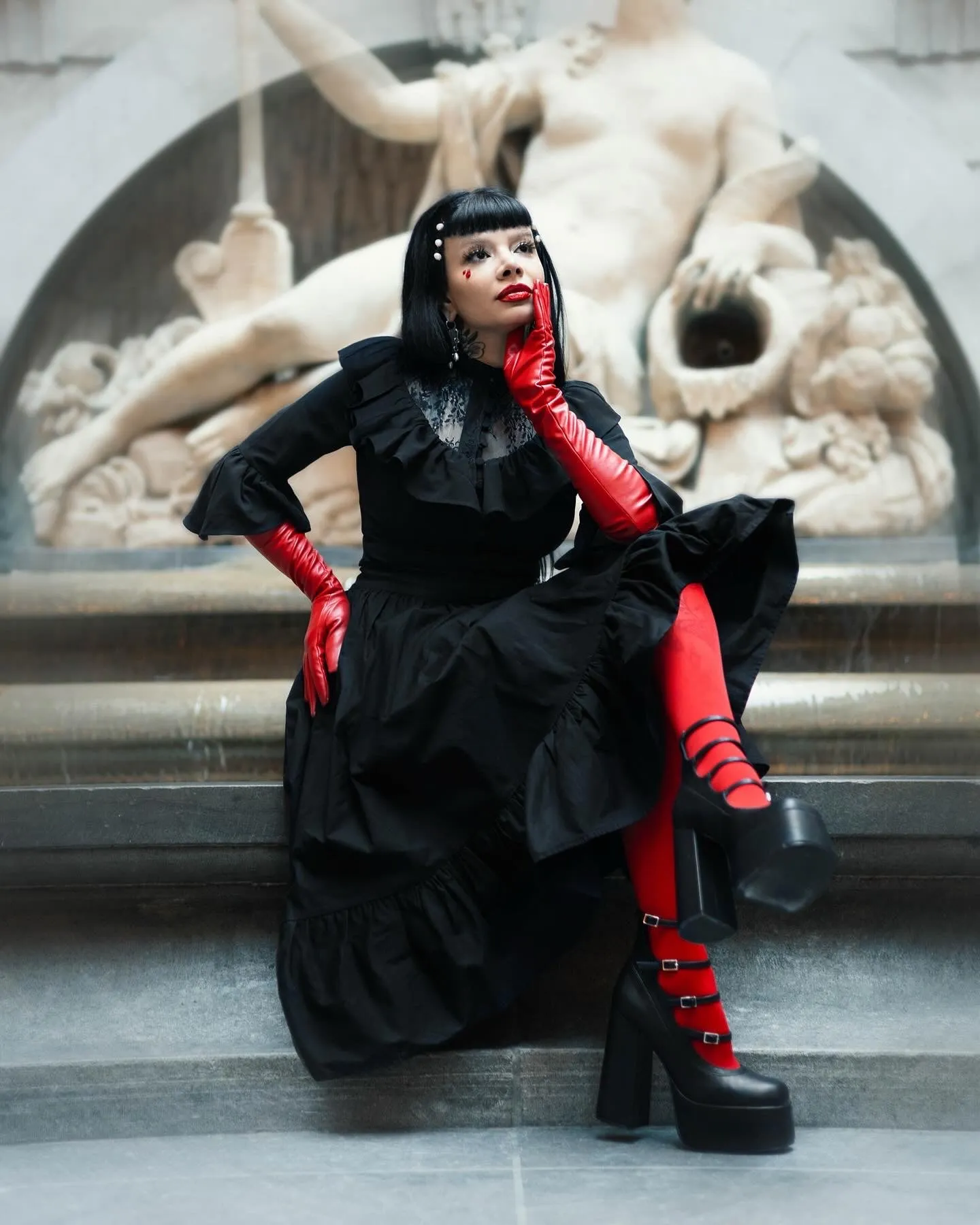 The Charlotte Blouse (last 3XL & 4XL sizes left!!!) sold by Blackwood Castle product image thumbnail 2