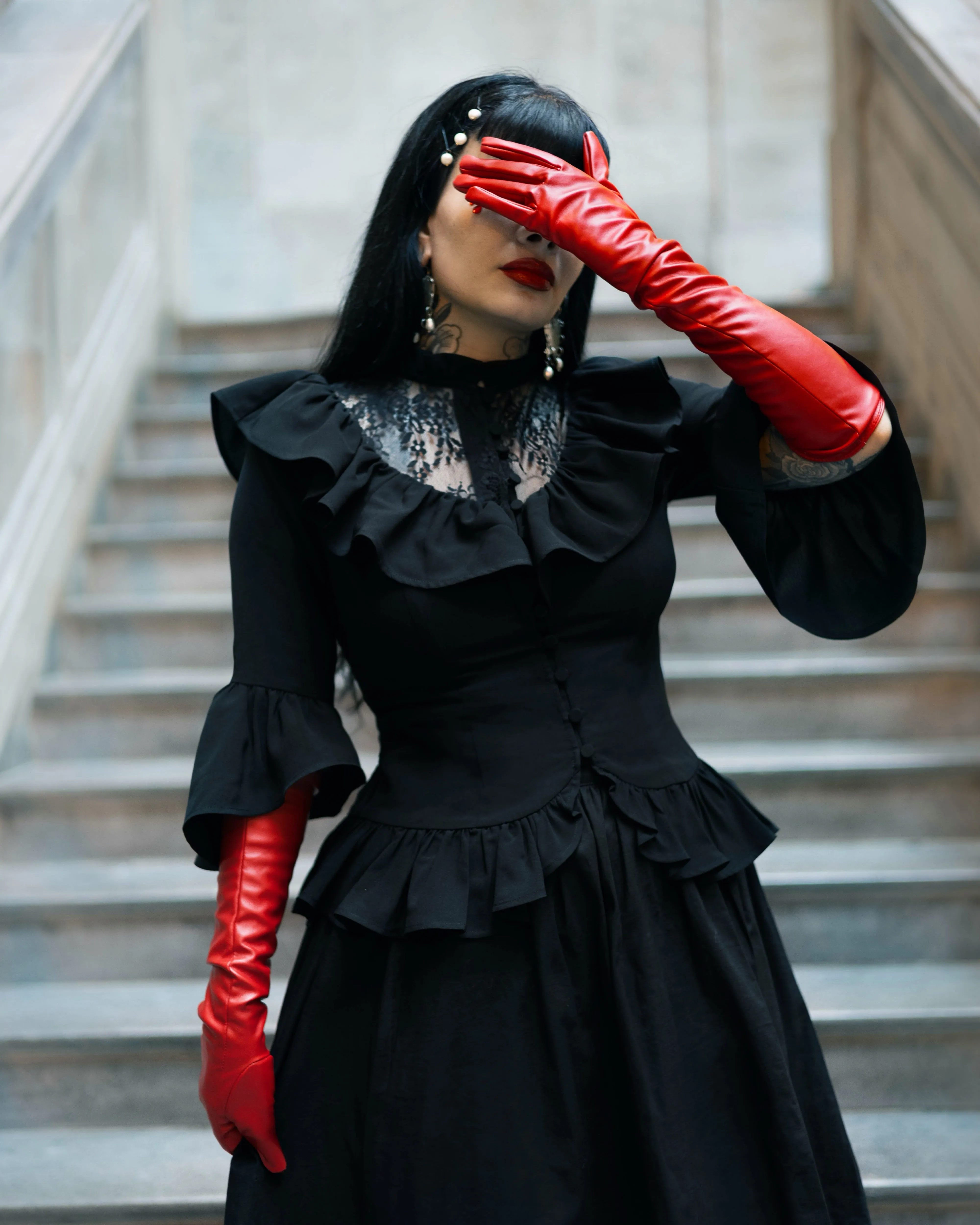 The Charlotte Blouse (last 3XL & 4XL sizes left!!!) sold by Blackwood Castle