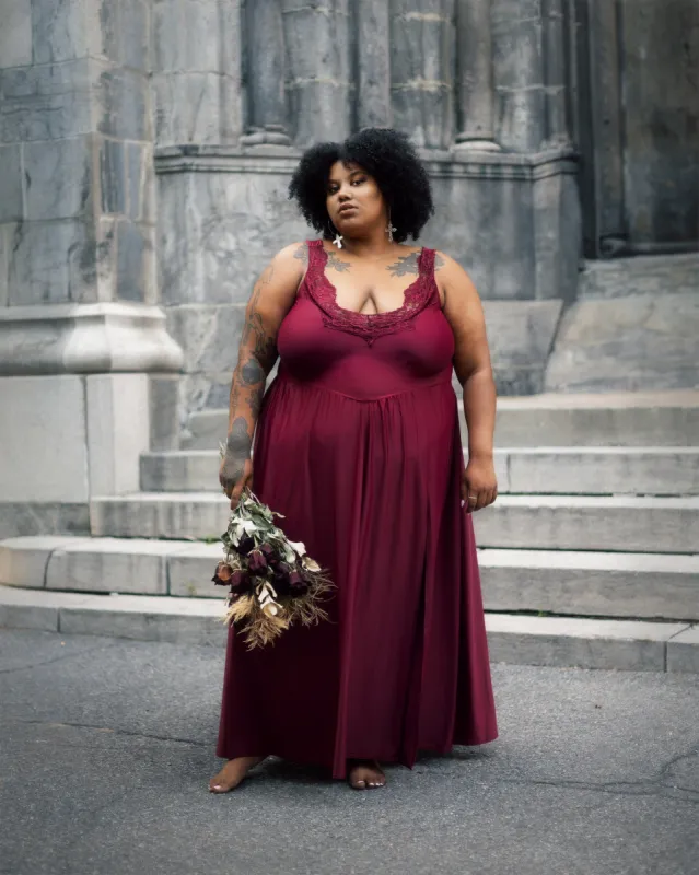 The Lydia - Burgundy sold by Blackwood Castle