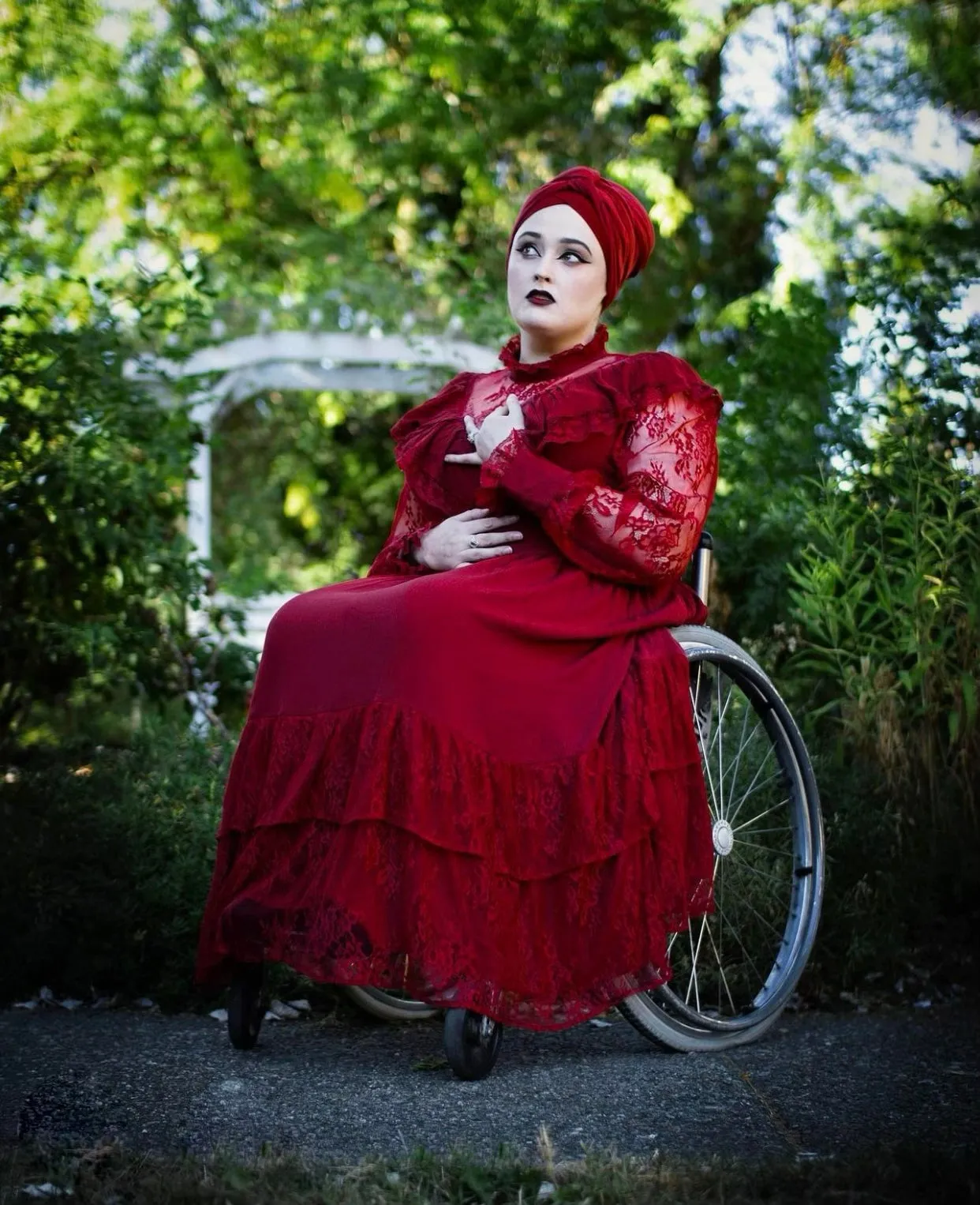 The Dahlia - Crimson sold by Blackwood Castle product image thumbnail 3