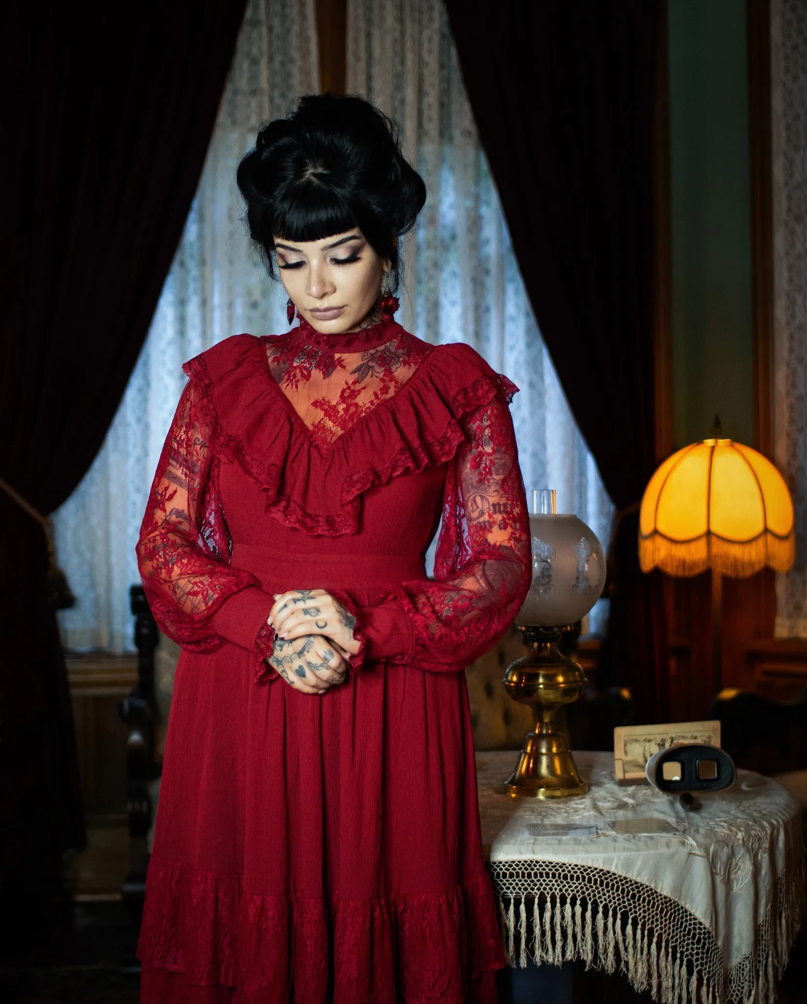 The Dahlia - Crimson sold by Blackwood Castle product image thumbnail 2