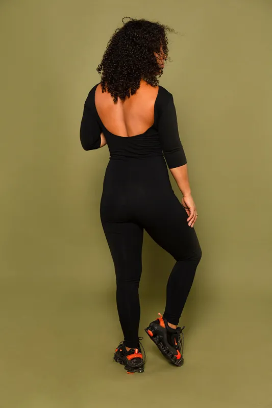 Tbang Jumpsuit in Black sold by Manners London