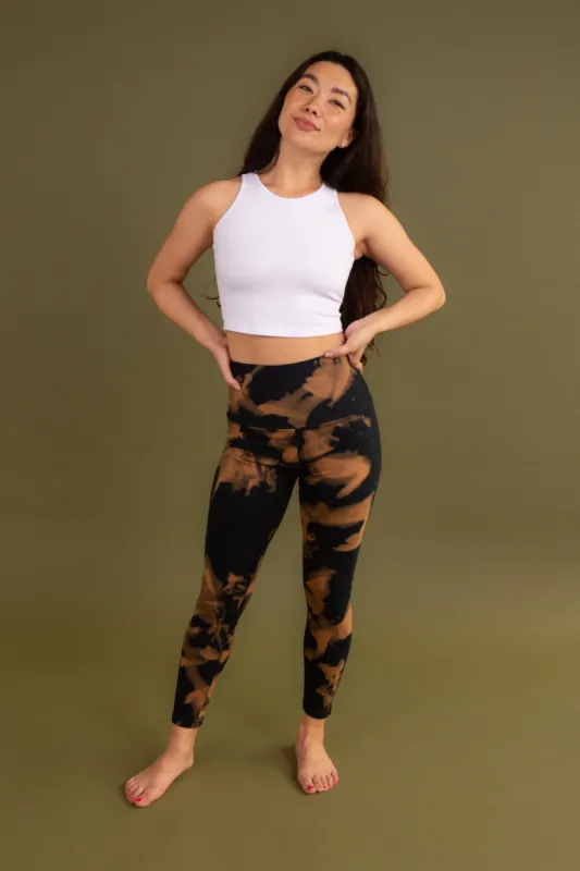 Super High Waist Tib Pant in Acid Wash sold by Manners London