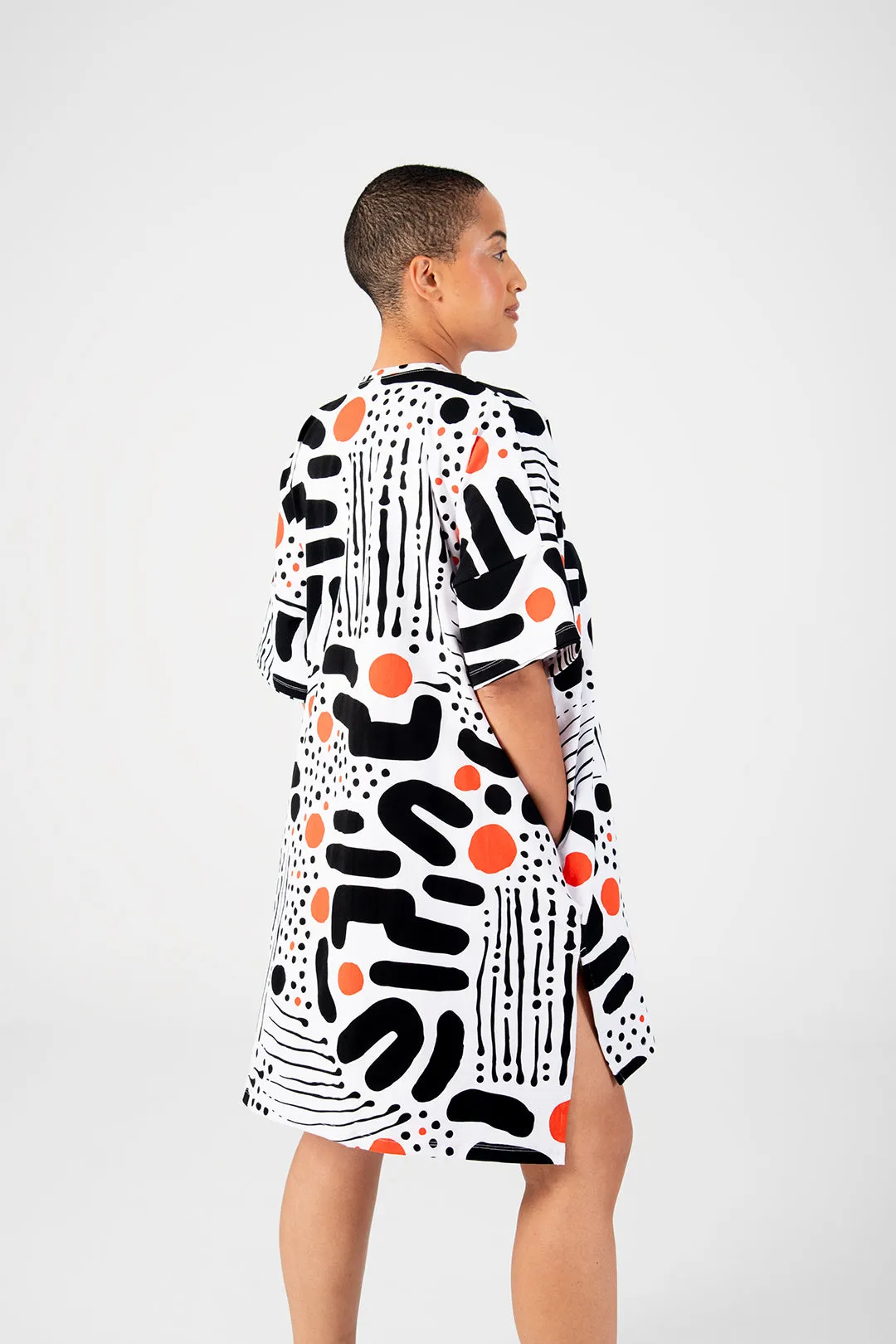 Oversized T-Shirt Mini Dress in Cuppa sold by Manners London product image thumbnail 5