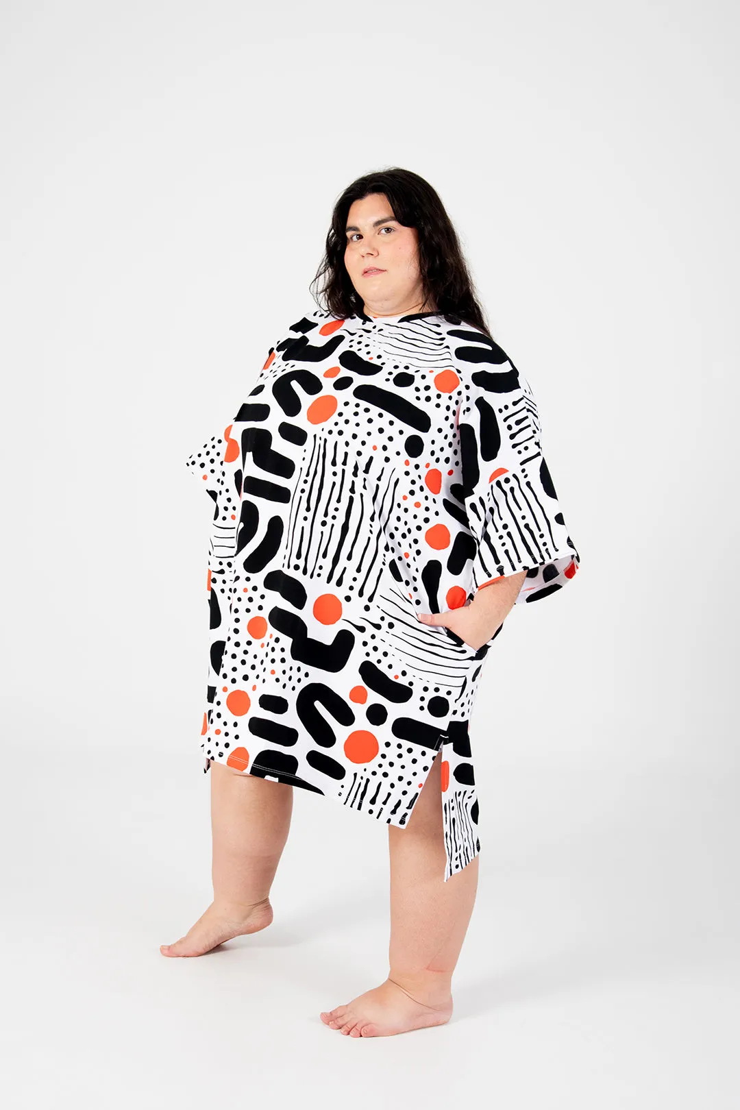 Oversized T-Shirt Mini Dress in Cuppa sold by Manners London product image thumbnail 2