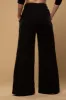 Trackie Trousers Wide Leg Regular in Black sold by Manners London