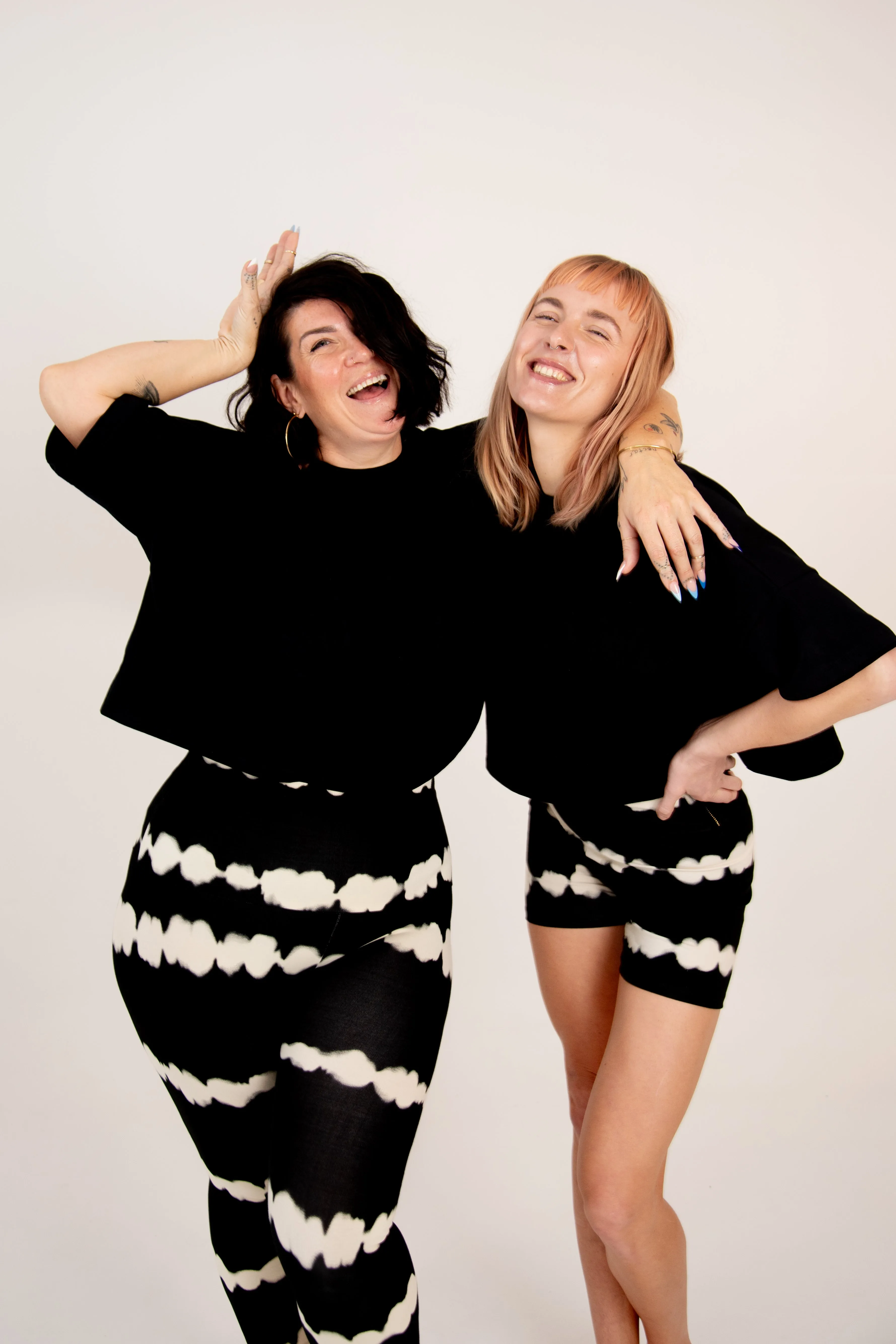 Oversize Crop Tee In Black sold by Manners London