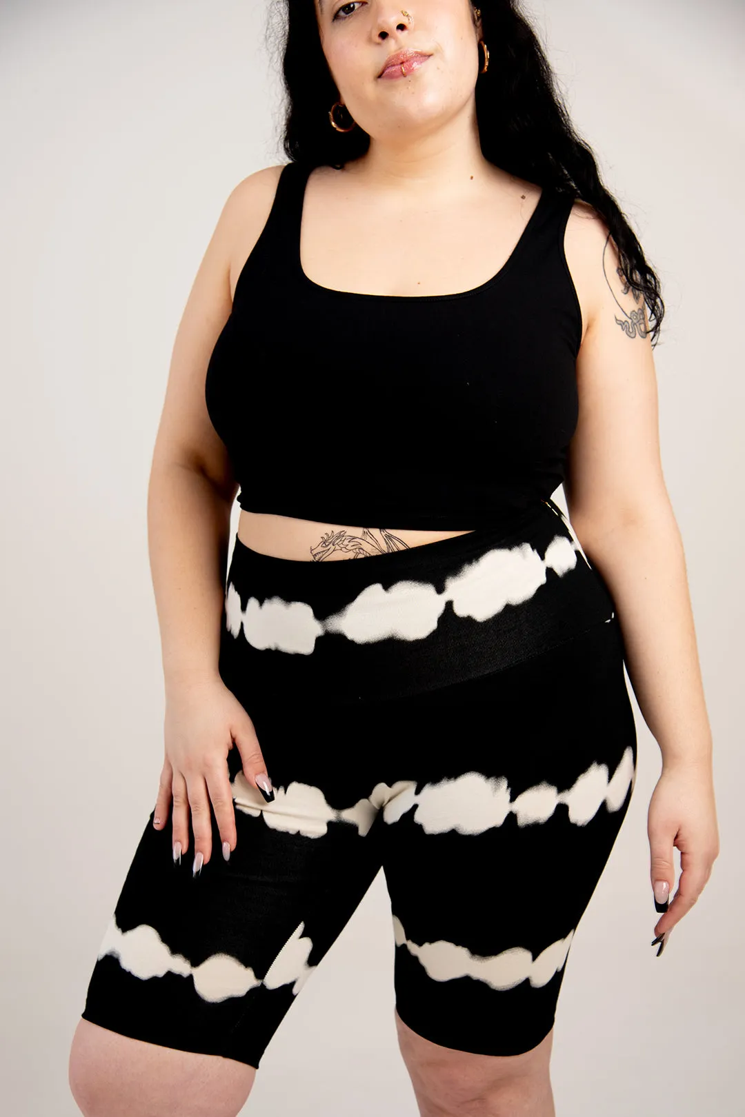 Shinni Neck Crop Tank Top In Black sold by Manners London product image thumbnail 5