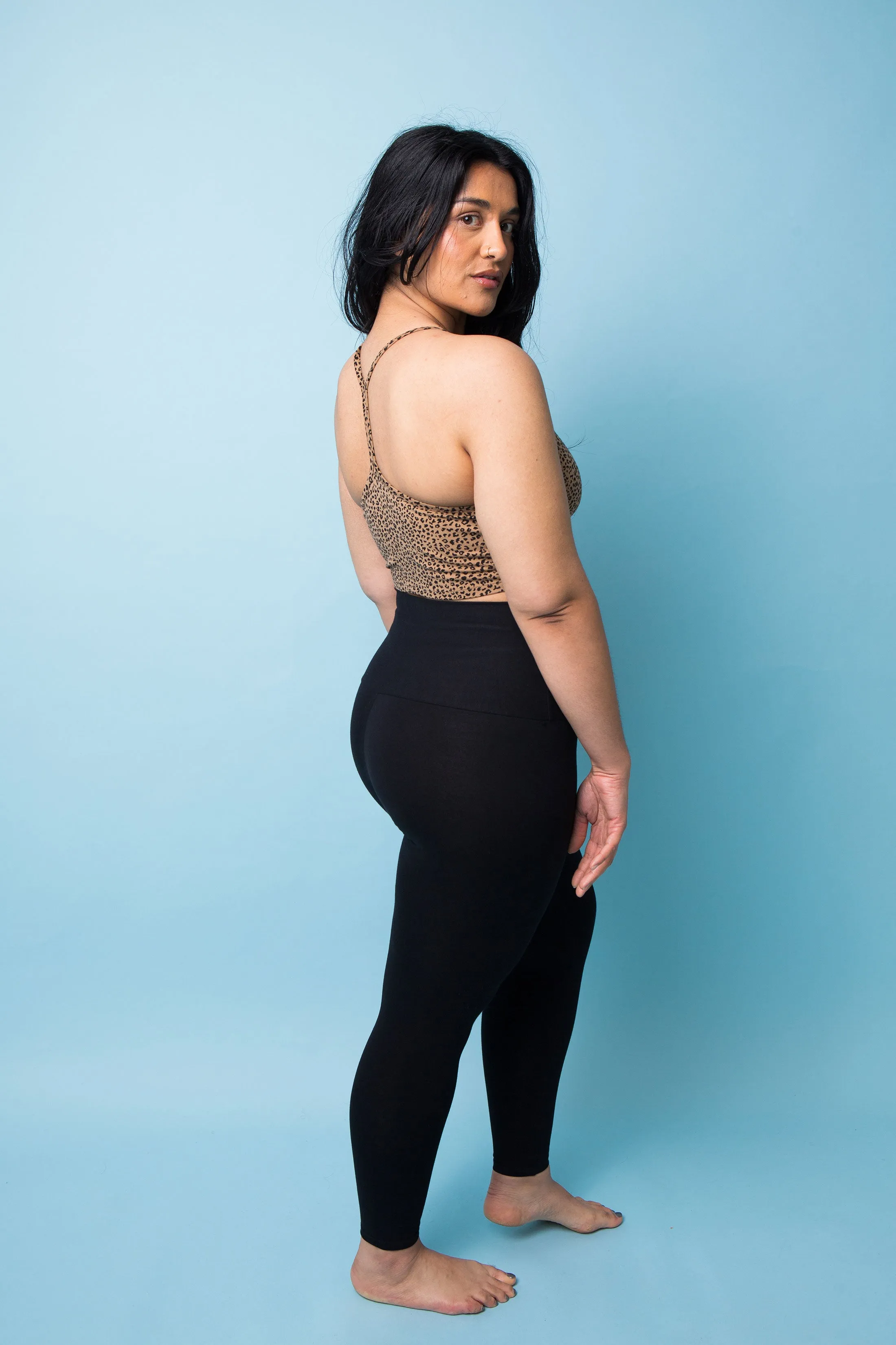 Crop Vest in Classic Leopard Print sold by Manners London product image thumbnail 4