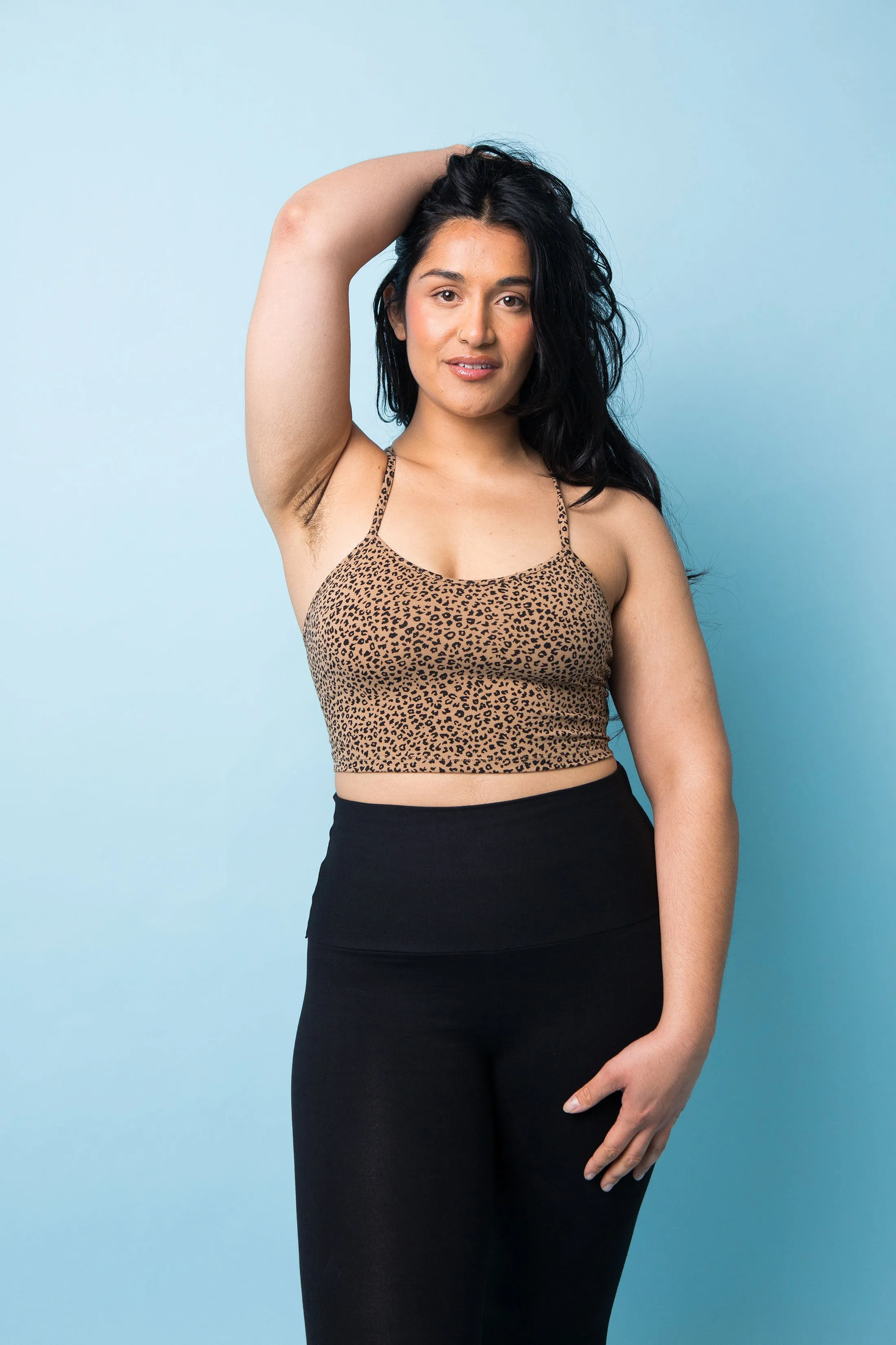 Crop Vest in Classic Leopard Print sold by Manners London product image thumbnail 3