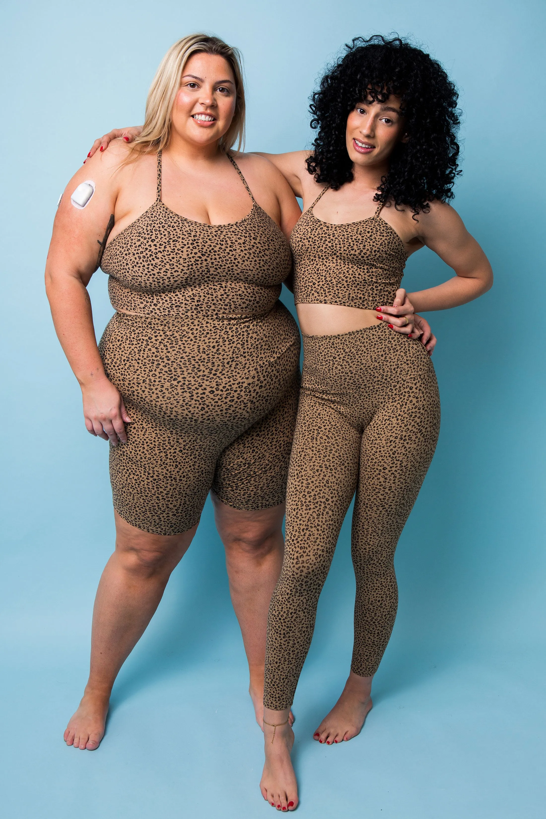 Crop Vest in Classic Leopard Print sold by Manners London