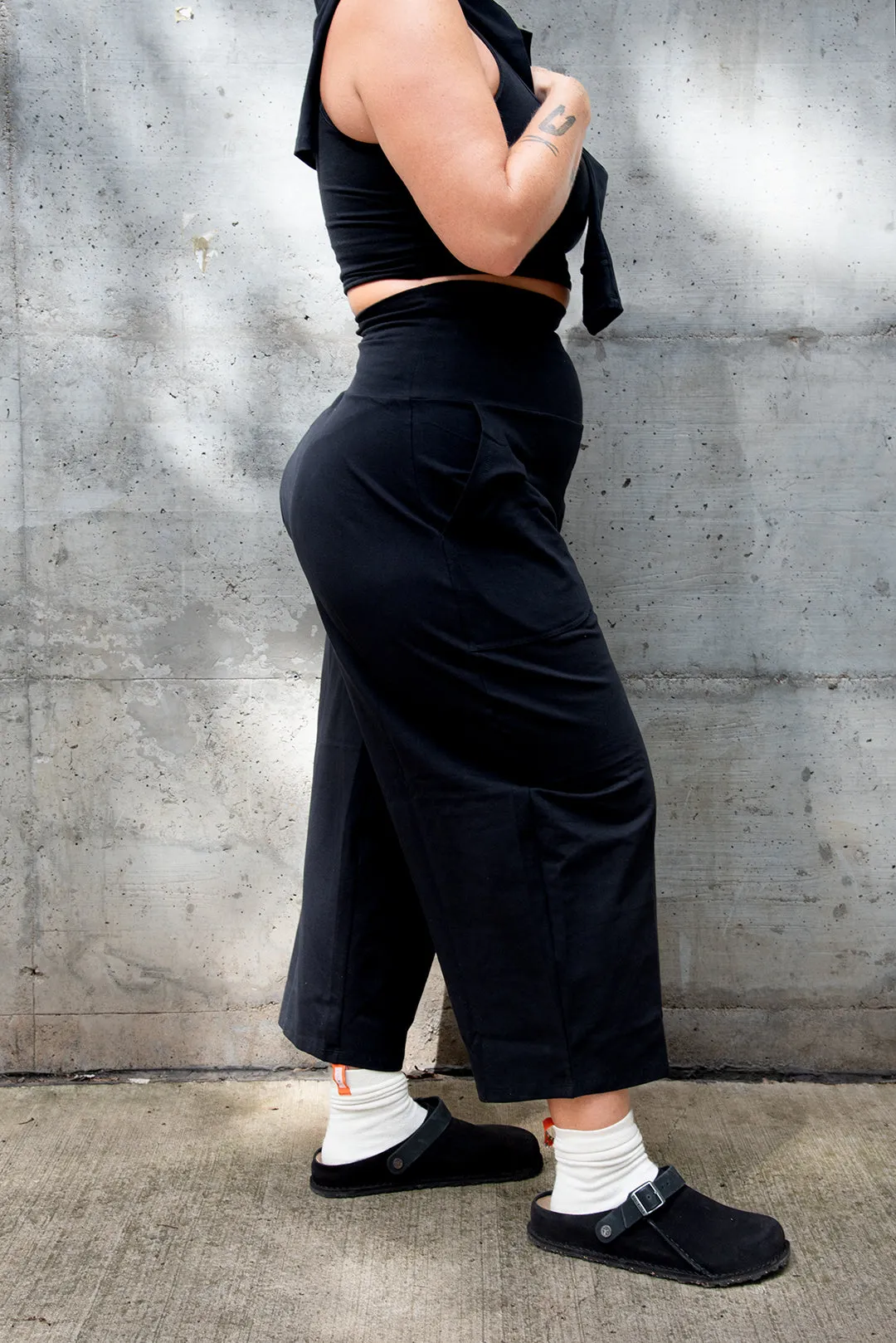 Puff Pants Petite in Black sold by Manners London product image thumbnail 4