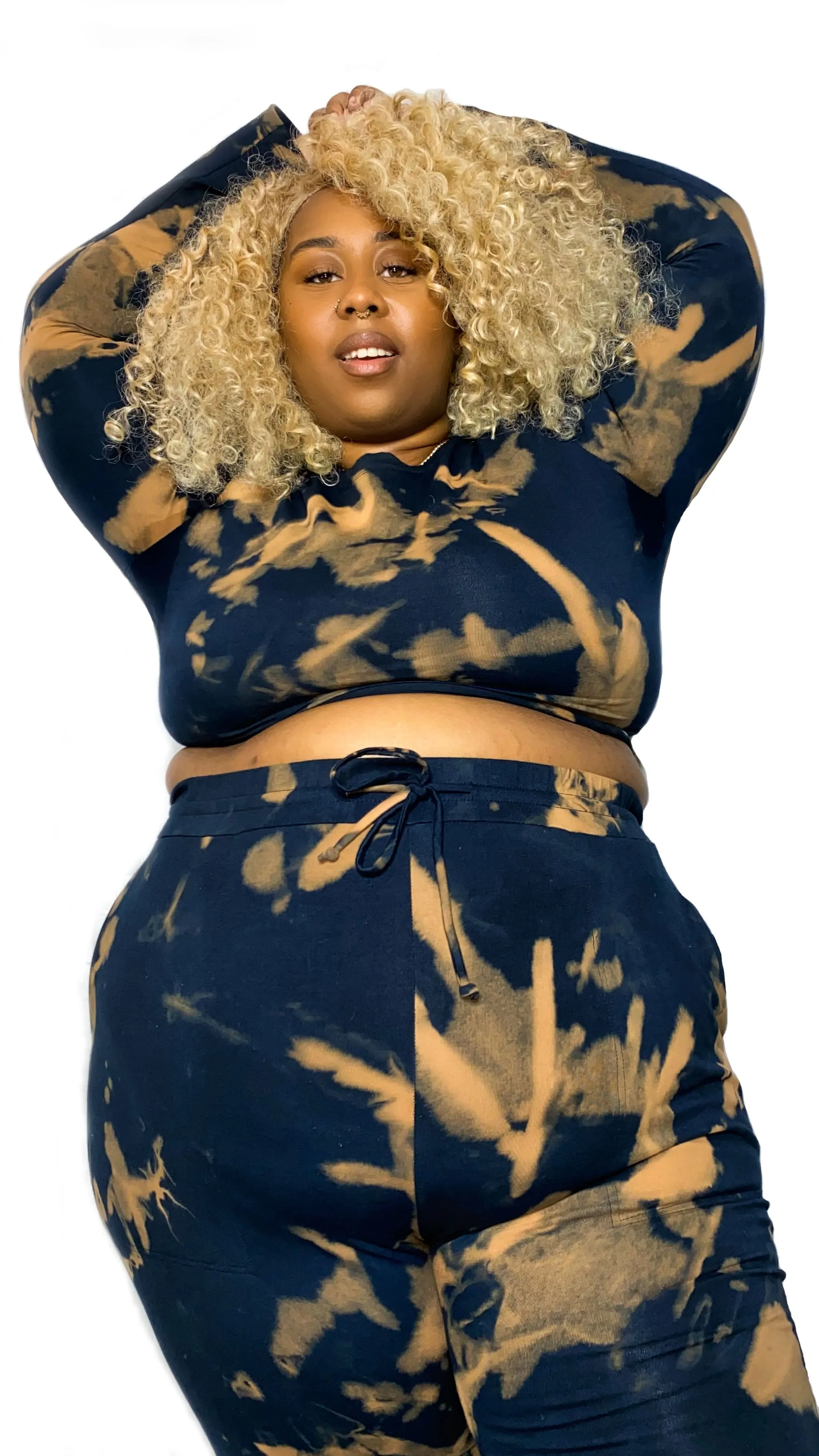 Leki Crop Top in Acid Wash sold by Manners London product image thumbnail 4