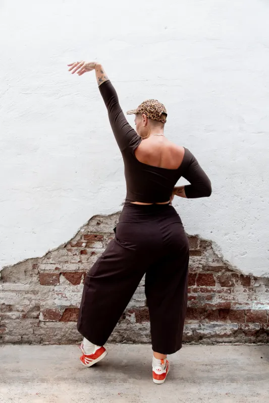 Puff Pants in Cafe sold by Manners London