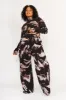 Trackie Trousers Wide Petite in Hujan Manis sold by Manners London