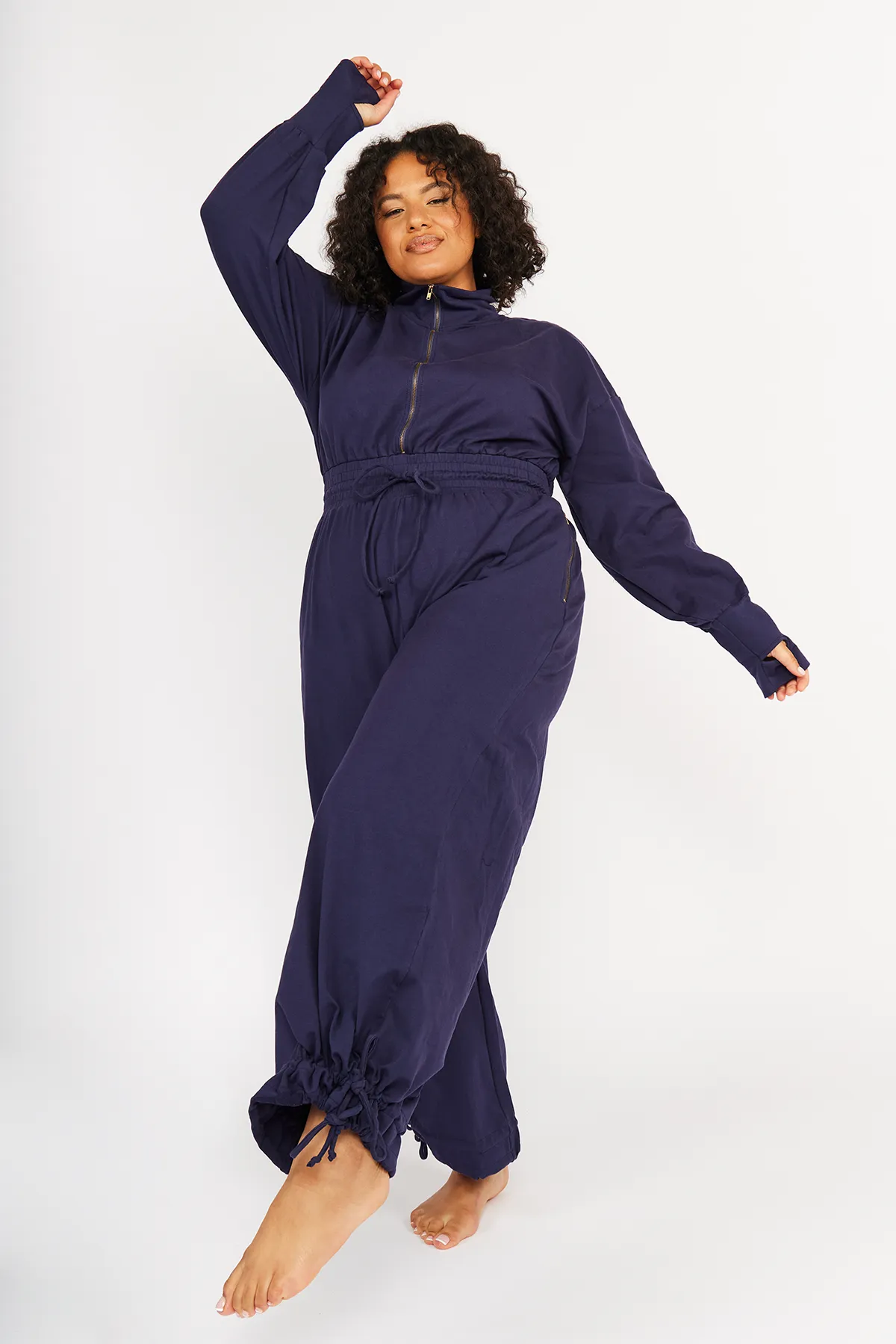 Boiler Suit Petite in Eclipse sold by Manners London product image thumbnail 4