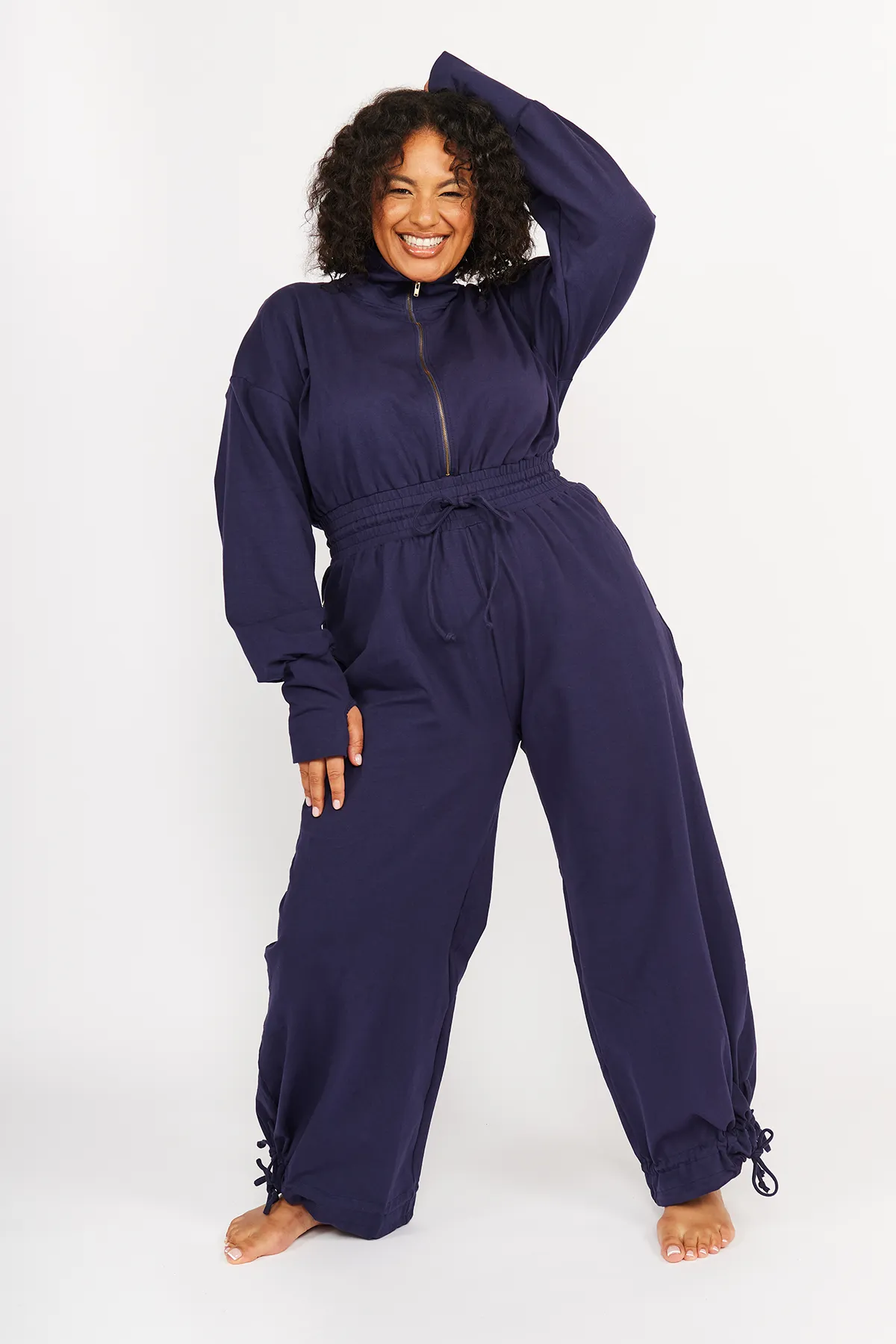 Boiler Suit Petite in Eclipse sold by Manners London product image thumbnail 3