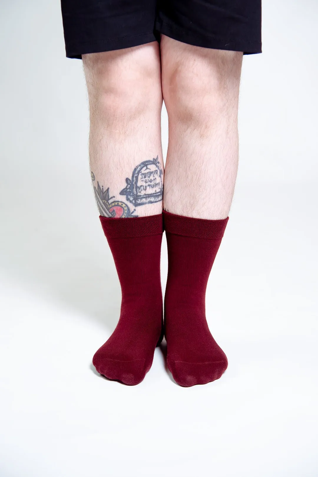 Sox in Tawny Port with label sold by Manners London product image thumbnail 3