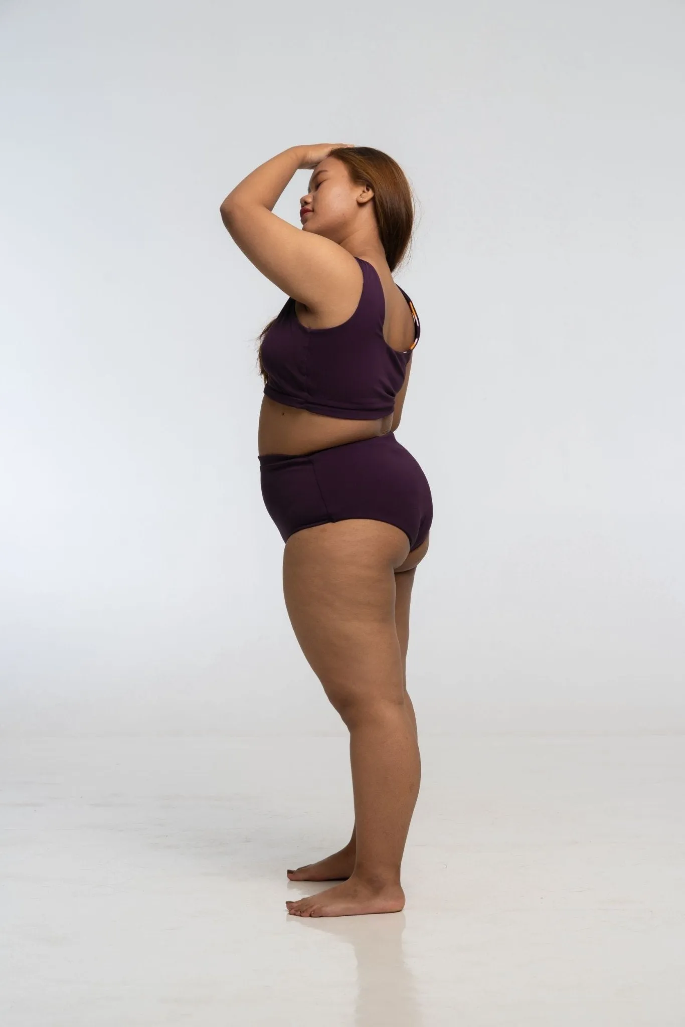 Got-You-Covered Reversible High Waist In Spicy Leopard Print and Deep Plum sold by Manners London product image thumbnail 4