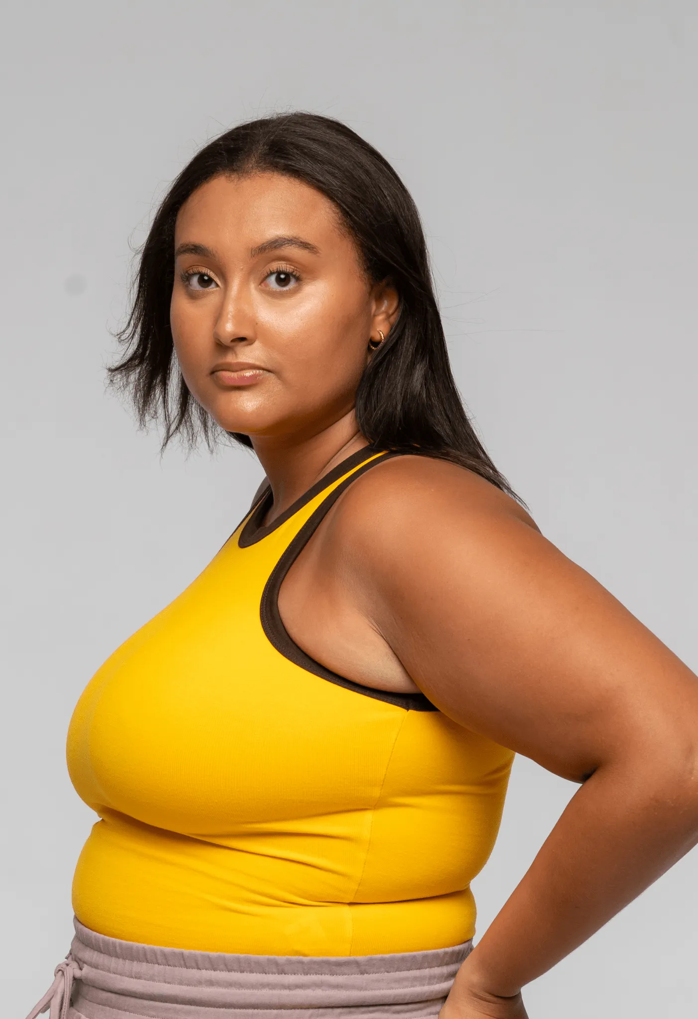 Iva Full Length Top in Mango and Cafe sold by Manners London product image thumbnail 2