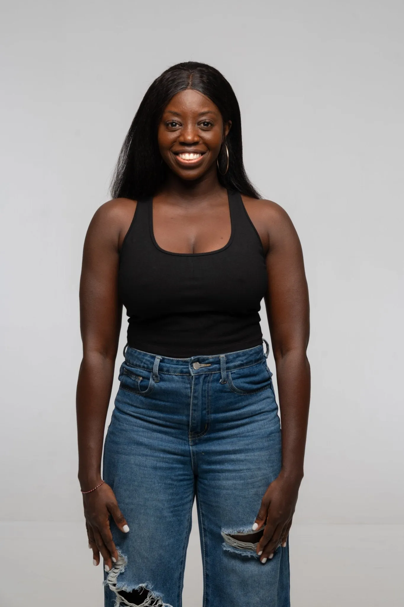 Mesh Back Shinni Crop Top in Black sold by Manners London product image thumbnail 2