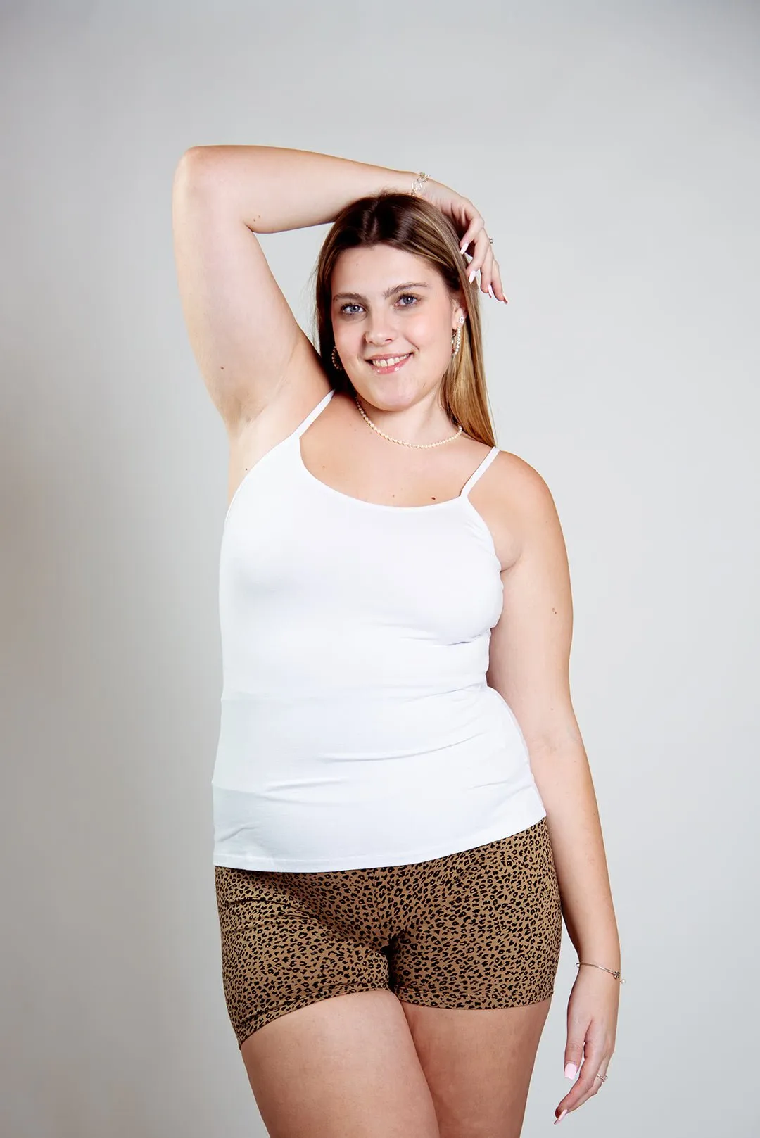 Scoop Full Length Vest in White sold by Manners London