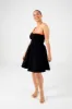 Circle Mini Skirt in Black sold by Manners London