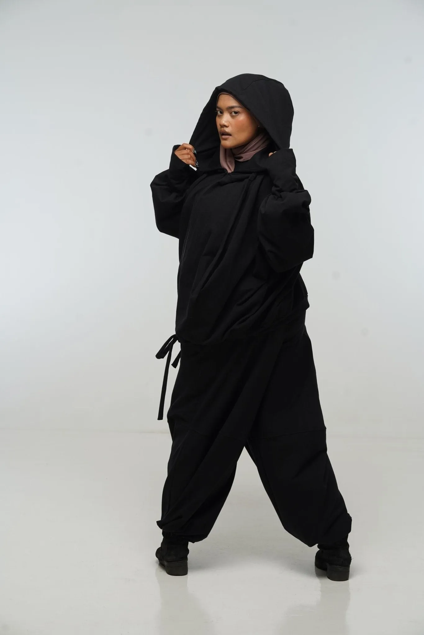 Balloon Trackies in Black sold by Manners London product image thumbnail 2