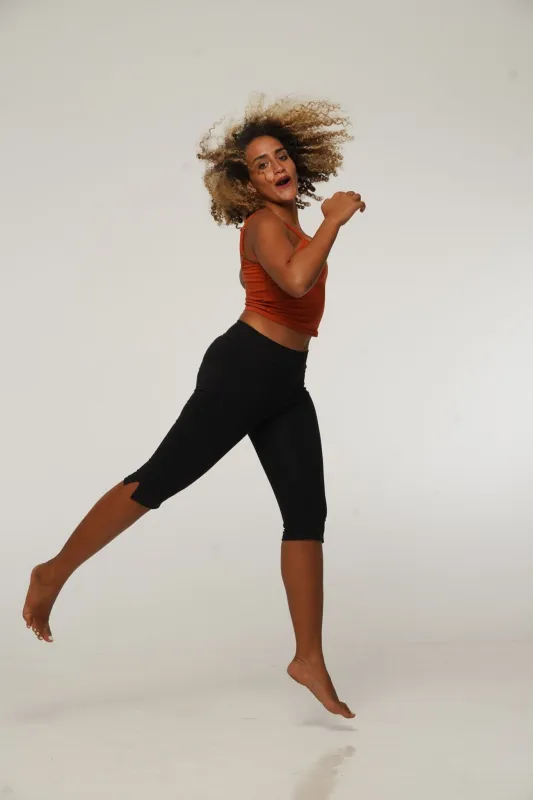 Capri Pants in Black made by Manners London