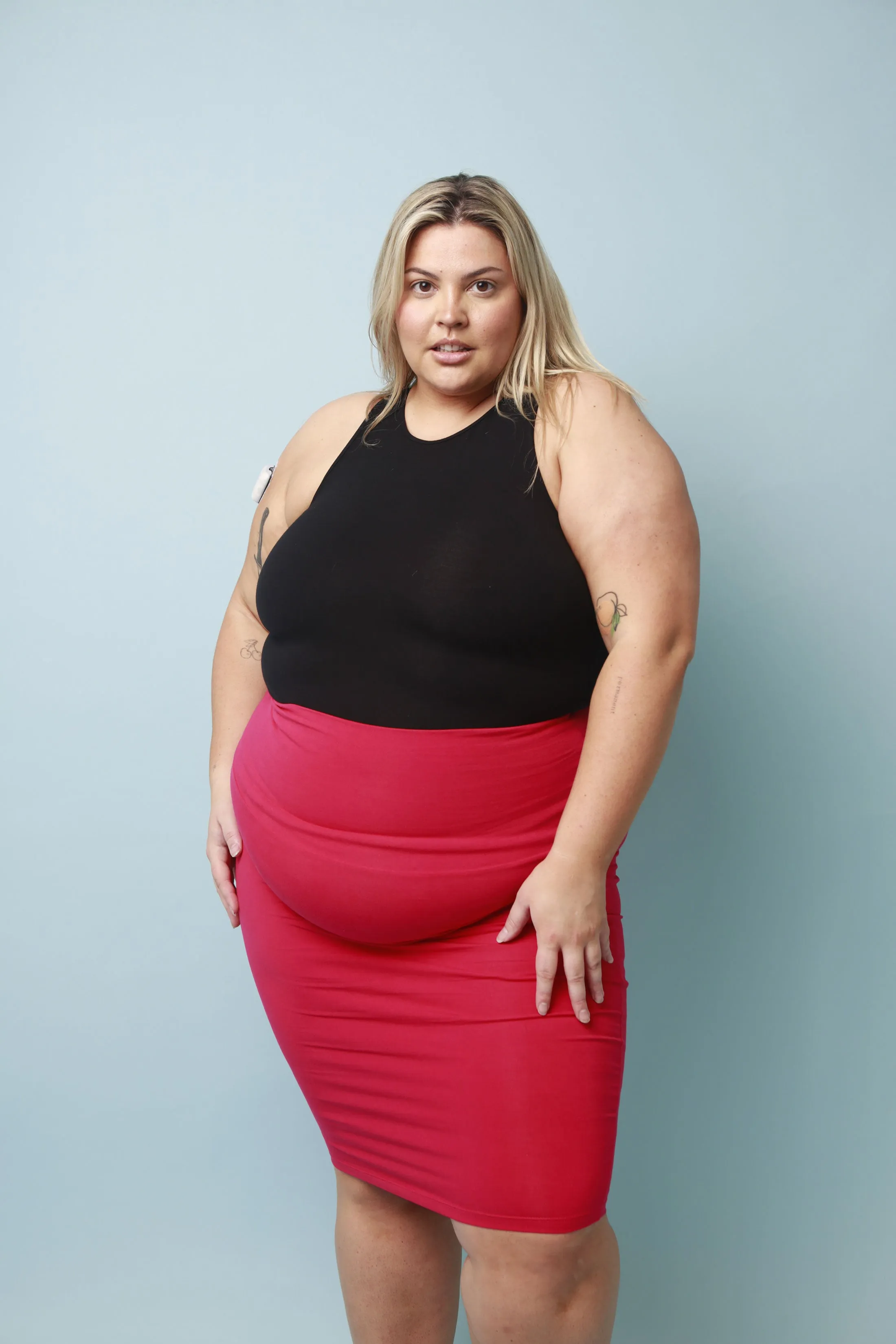 Favell Pencil Skirt In Fuchsia sold by Manners London product image thumbnail 4