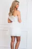 Time of My Life Tulle Tiered Mini Dress: White sold by Bella and Bloom