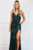 Wherever You Go Sequin Formal Dress: Emerald sold by Bella and Bloom