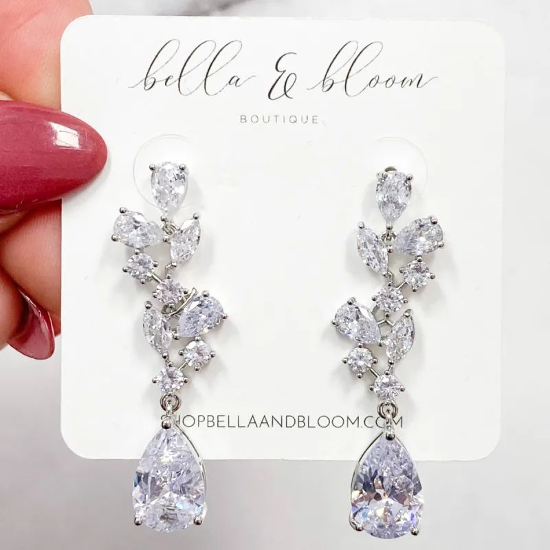 Crush on You Earrings: Silver sold by Bella and Bloom