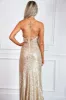 Wherever You Go Sequin Formal Dress: Gold sold by Bella and Bloom