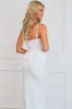 Saylor Ruffle Maxi Dress: White sold by Bella and Bloom