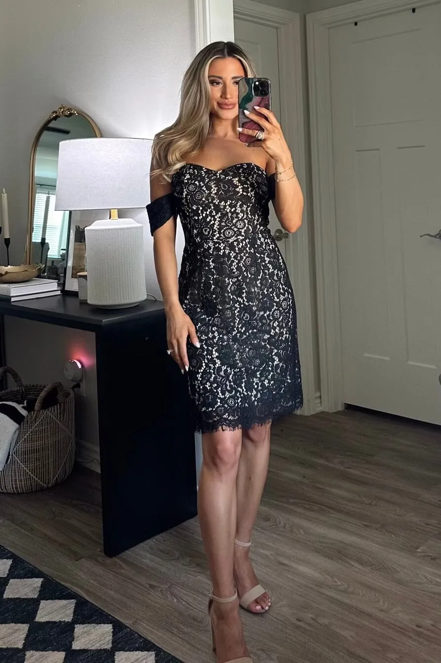 Formal Event Dress: Black/Nude sold by Bella and Bloom