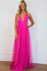 Forever Love Maxi Dress: Magenta sold by Bella and Bloom