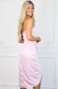 Delia Strapless Satin Dress: Light Pink sold by Bella and Bloom
