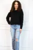 Button Back Sweater: Black sold by Bella and Bloom