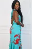 Caribbean Kiss Midi Dress: Aqua sold by Bella and Bloom