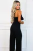 Love Swept Ruffle Jumpsuit: Black sold by Bella and Bloom