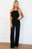 Love Swept Ruffle Jumpsuit: Black sold by Bella and Bloom