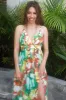 Just Another Sunset Maxi Dress: Green/Yellow Multi sold by Bella and Bloom