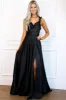 Tonight's the Night Satin Formal Dress: Black sold by Bella and Bloom