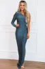 Side Surprise Shimmer Maxi Dress: Teal Blue sold by Bella and Bloom